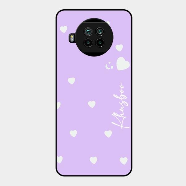 Be Loved Customized Glass Case Cover Purple For Xiaomi Mi 10I 5G