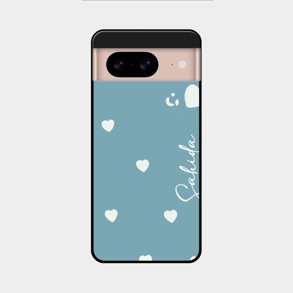 Be Loved Customized Glass Case Cover Sky Blue For Google Pixel 8 5G