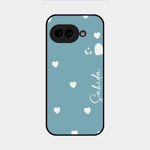 Be Loved Customized Glass Case Cover Sky Blue For Google Pixel 9A 5G