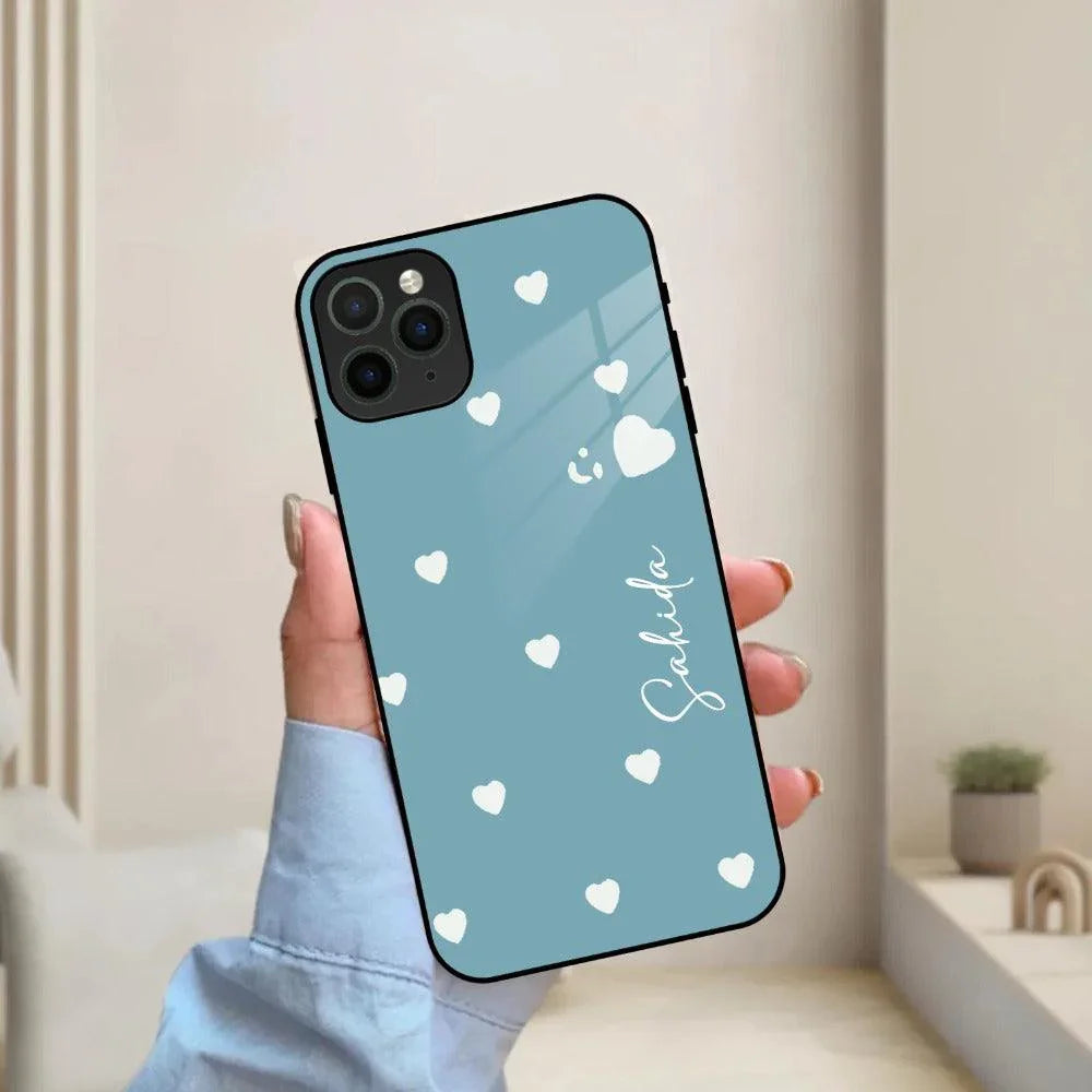 Be Loved Customized Glass Case Cover Sky Blue For iPhone - ShopOnCliQ