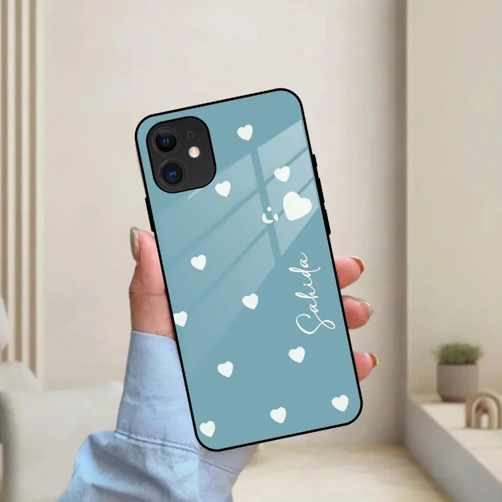 Be Loved Customized Glass Case Cover Sky Blue For iPhone - ShopOnCliQ