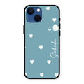 Be Loved Customized Glass Case Cover Sky Blue For iPhone 13 mini