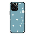 Be Loved Customized Glass Case Cover Sky Blue For iPhone 13 Pro