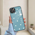 Be Loved Customized Glass Case Cover Sky Blue For iPhone - ShopOnCliQ