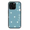 Be Loved Customized Glass Case Cover Sky Blue For iPhone 15 Pro