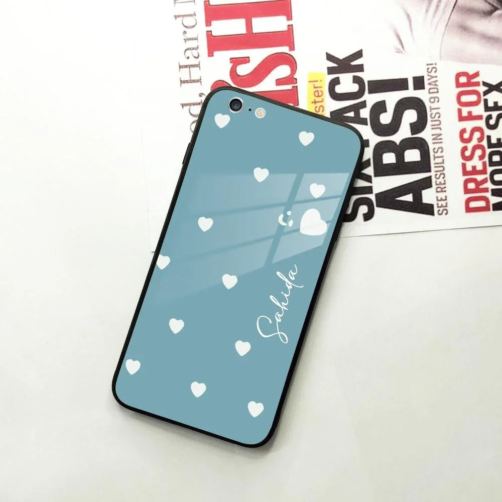 Be Loved Customized Glass Case Cover Sky Blue For iPhone - ShopOnCliQ