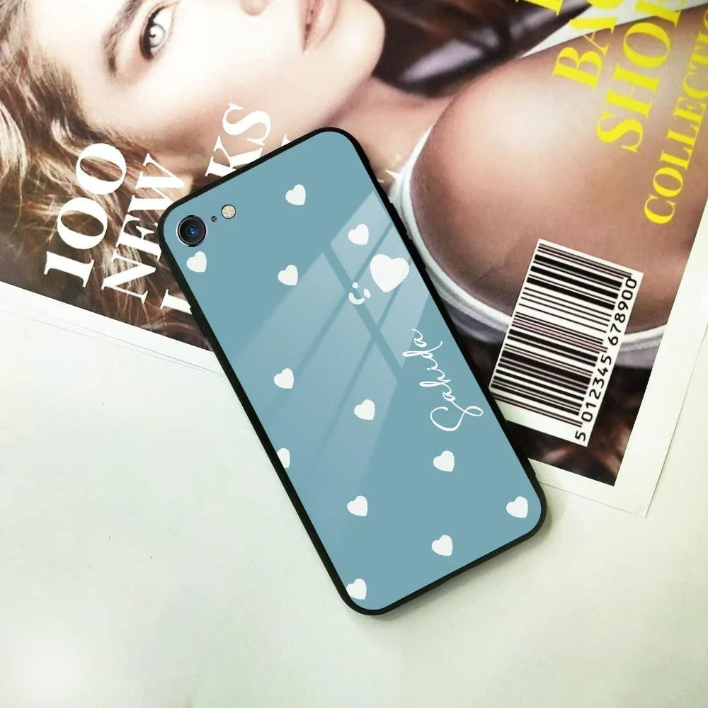 Be Loved Customized Glass Case Cover Sky Blue For iPhone - ShopOnCliQ