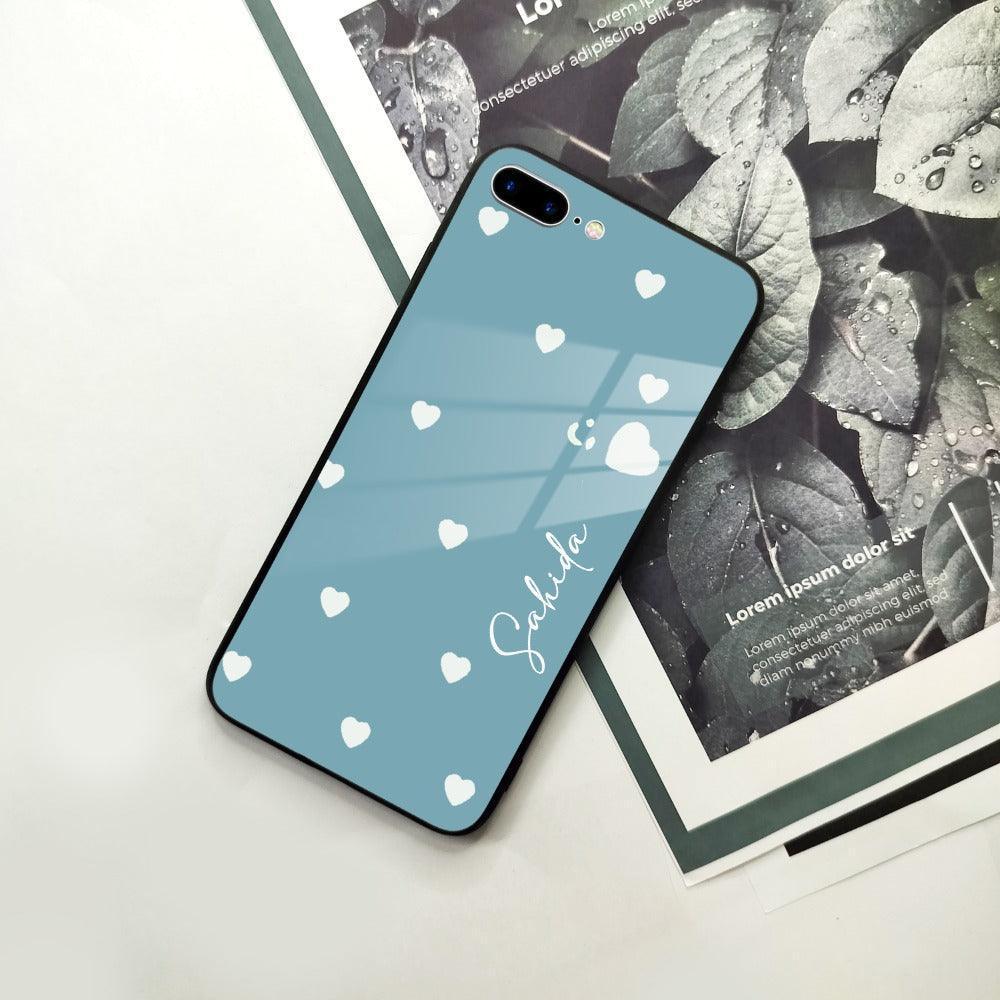 Be Loved Customized Glass Case Cover Sky Blue For iPhone - ShopOnCliQ