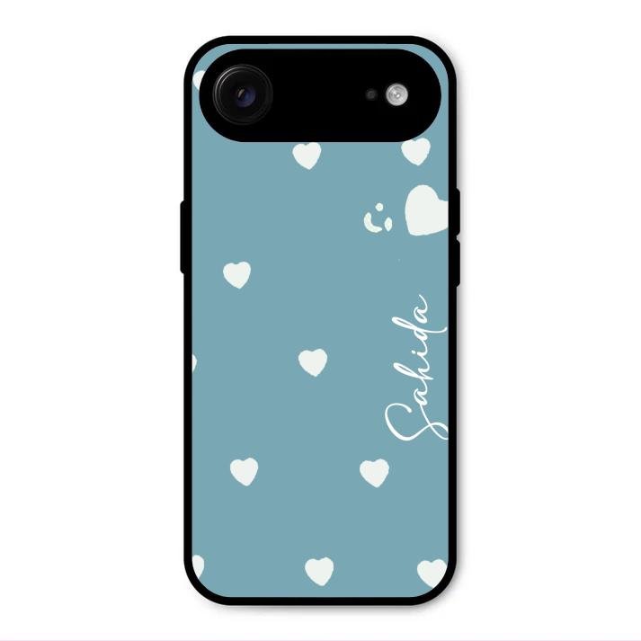 Be Loved Customized Glass Case Cover Sky Blue For iPhone Air