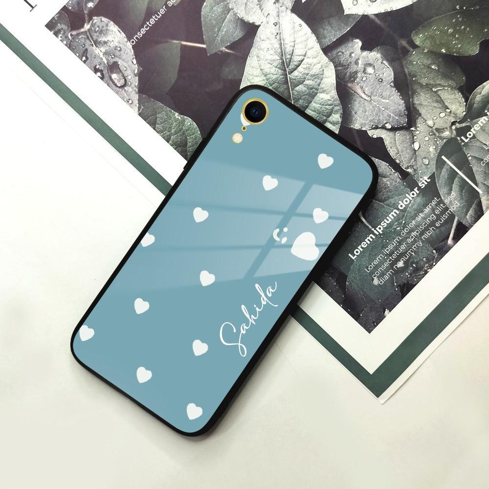Be Loved Customized Glass Case Cover Sky Blue For iPhone - ShopOnCliQ