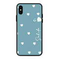 Be Loved Customized Glass Case Cover Sky Blue For iPhone XS