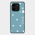 Be Loved Customized Glass Case Cover Sky Blue For Iqoo Z9X 5G