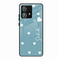 Be Loved Customized Glass Case Cover Sky Blue For Motorola Edge 40 5G