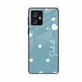 Be Loved Customized Glass Case Cover Sky Blue For Motorola G64 5G