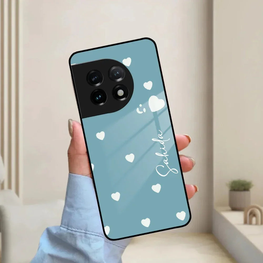 Be Loved Customized Glass Case Cover Sky Blue For Oneplus - ShopOnCliQ