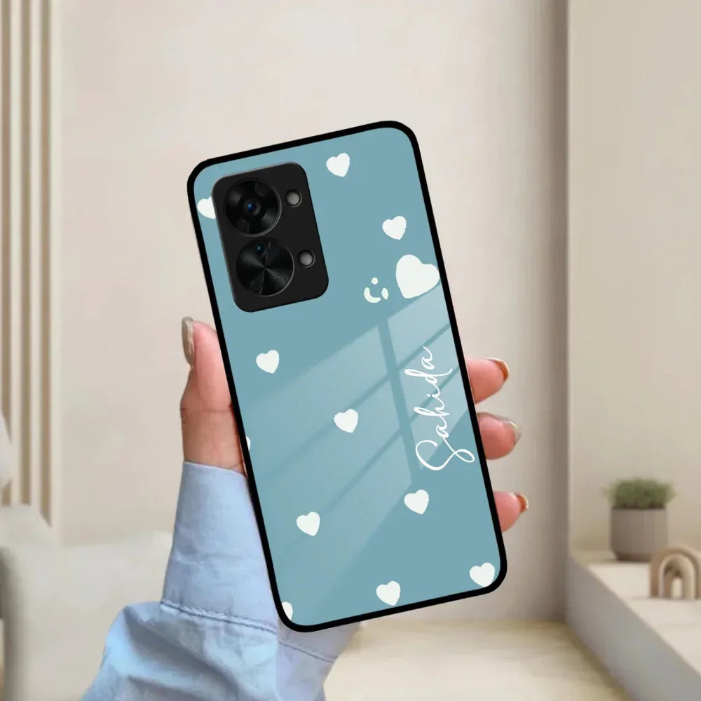 Be Loved Customized Glass Case Cover Sky Blue For Oneplus - ShopOnCliQ