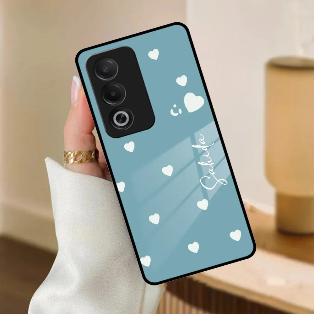 Be Loved Customized Glass Case Cover Sky Blue For Oppo - ShopOnCliQ