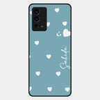 Be Loved Customized Glass Case Cover Sky Blue For Oppo A55