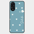 Be Loved Customized Glass Case Cover Sky Blue For Oppo A78 5G