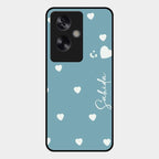 Be Loved Customized Glass Case Cover Sky Blue For Oppo A79 5G