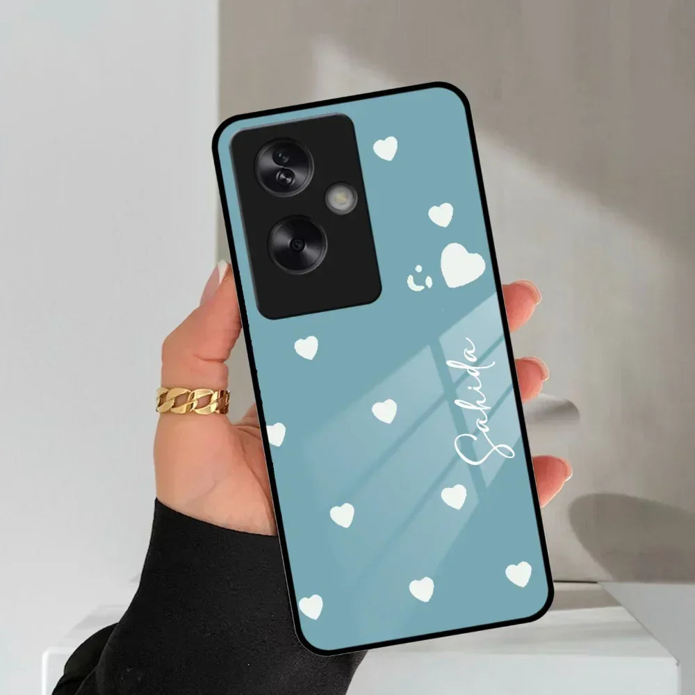 Be Loved Customized Glass Case Cover Sky Blue For Oppo - ShopOnCliQ