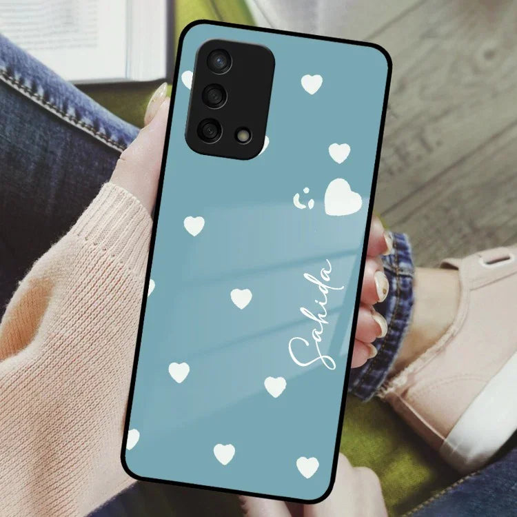 Be Loved Customized Glass Case Cover Sky Blue For Oppo - ShopOnCliQ
