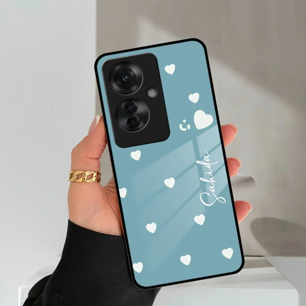Be Loved Customized Glass Case Cover Sky Blue For Oppo - ShopOnCliQ