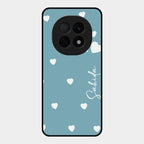 Be Loved Customized Glass Case Cover Sky Blue For Oppo F29 Pro 5G
