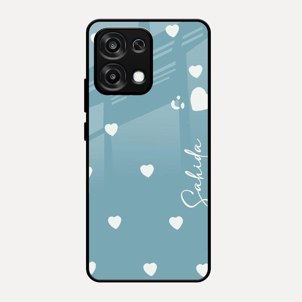 Be Loved Customized Glass Case Cover Sky Blue For Oppo F31 5G