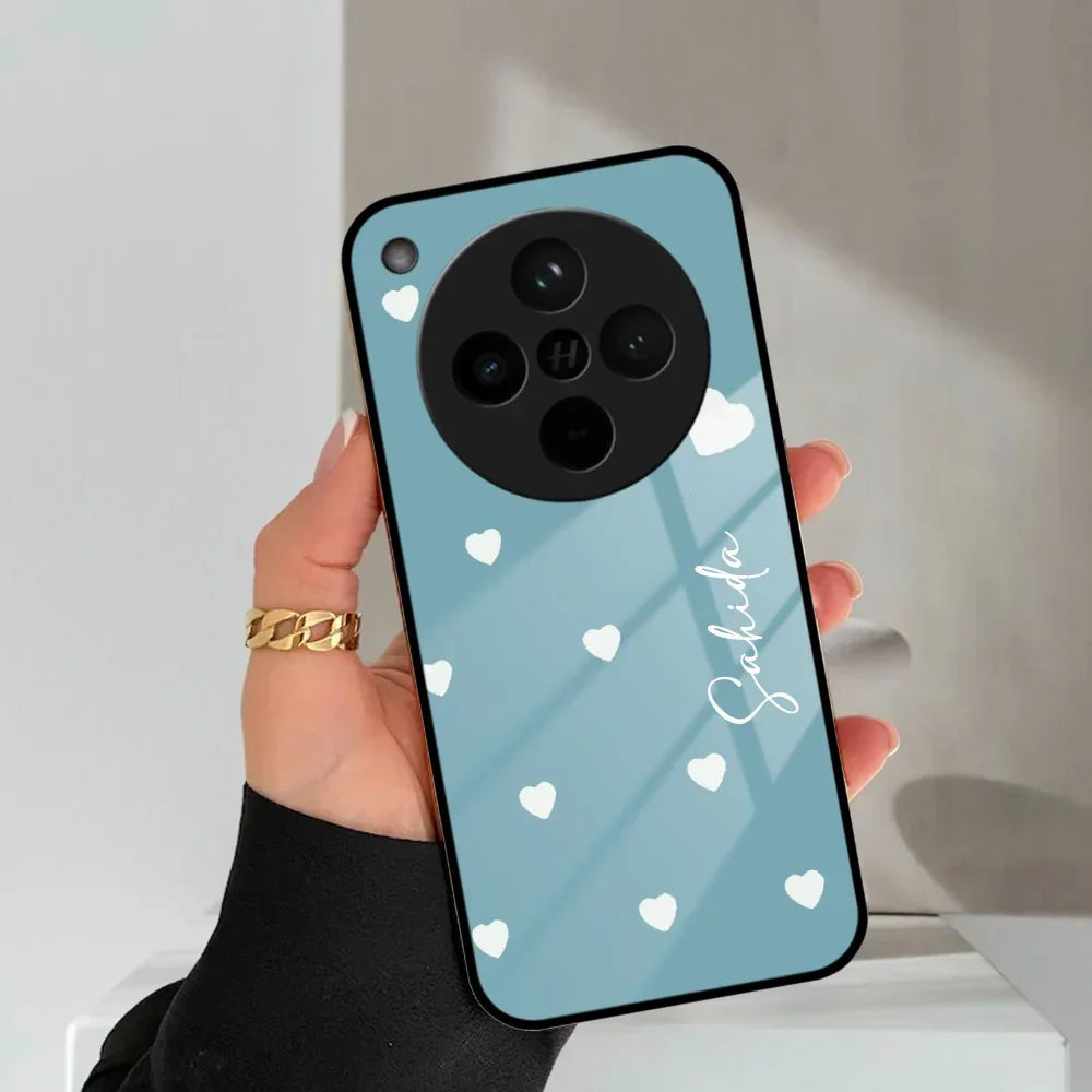 Be Loved Customized Glass Case Cover Sky Blue For Oppo - ShopOnCliQ