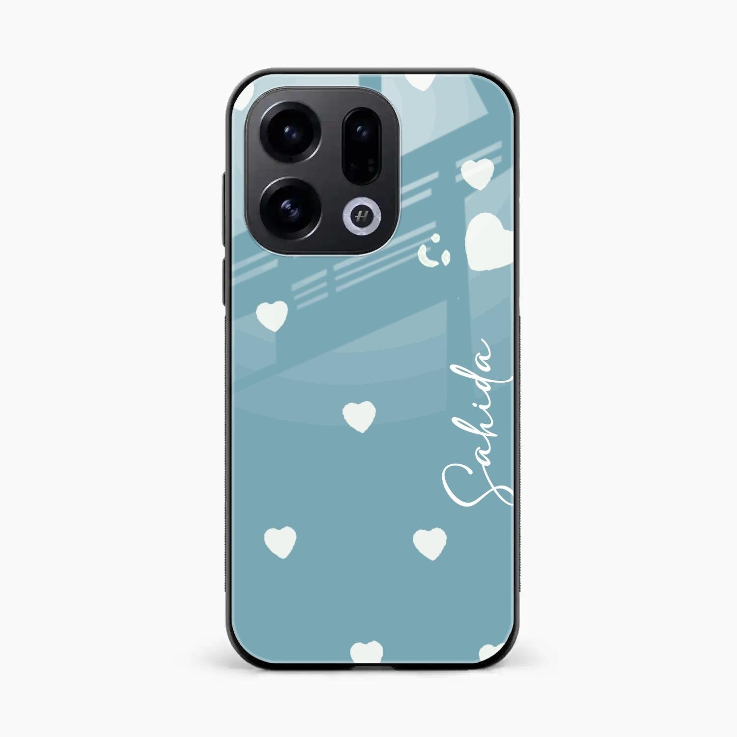 Be Loved Customized Glass Case Cover Sky Blue For Oppo Find X9 5G
