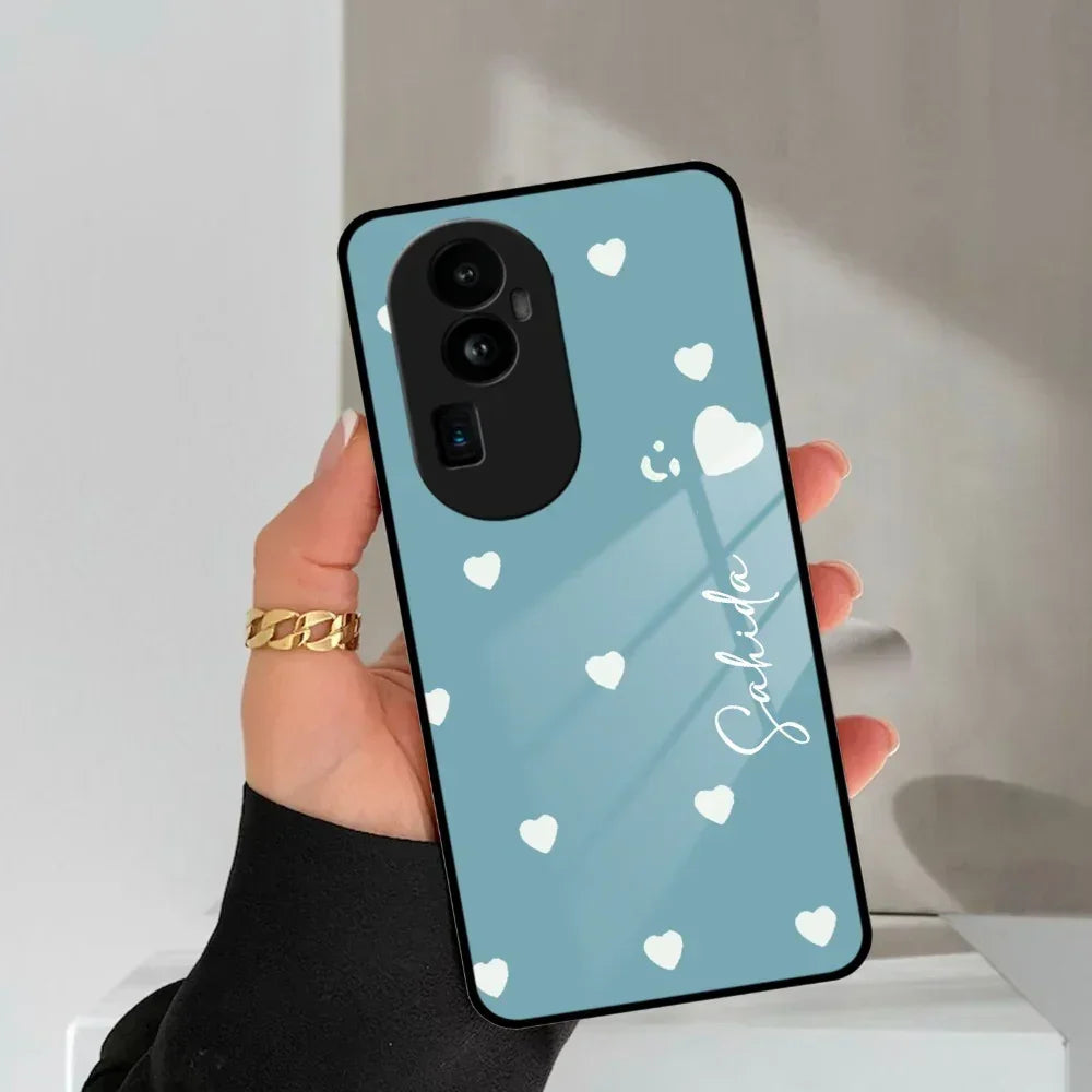 Be Loved Customized Glass Case Cover Sky Blue For Oppo - ShopOnCliQ