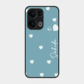 Be Loved Customized Glass Case Cover Sky Blue For Oppo Reno 13 Pro 5G
