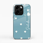 Be Loved Customized Glass Case Cover Sky Blue For Oppo Reno 15C 5G