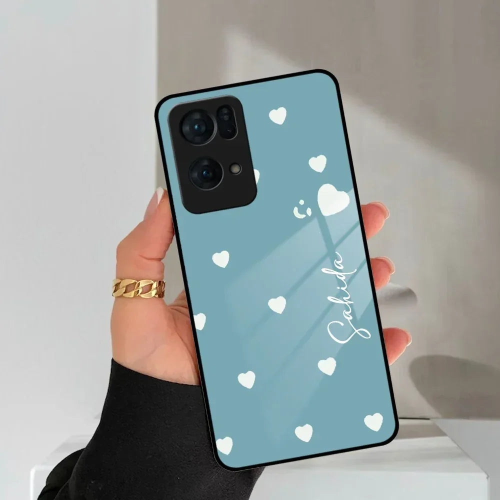 Be Loved Customized Glass Case Cover Sky Blue For Oppo - ShopOnCliQ