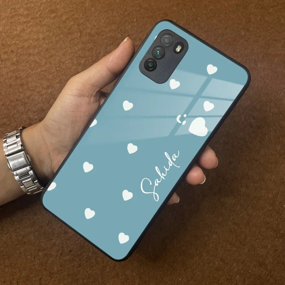 Be Loved Customized Glass Case Cover Sky Blue For Poco - ShopOnCliQ