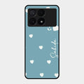 Be Loved Customized Glass Case Cover Sky Blue For Poco X6 Pro 5G