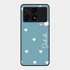 Be Loved Customized Glass Case Cover Sky Blue For Poco X6 Pro 5G