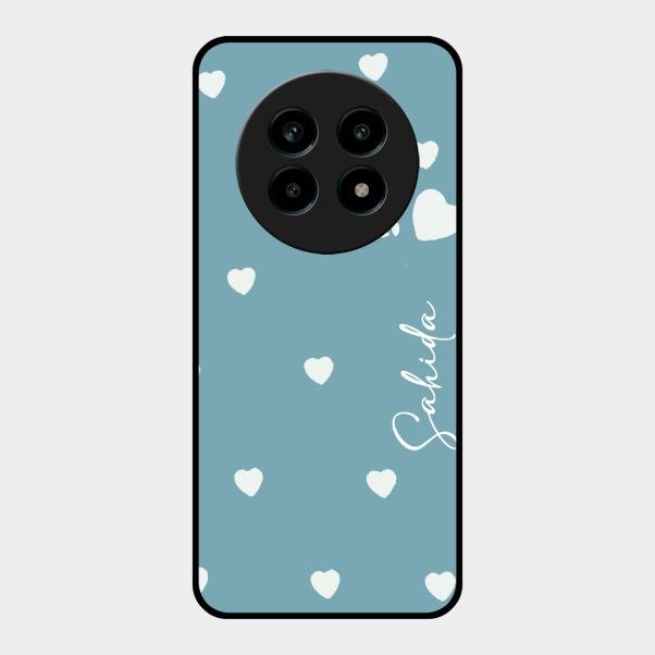 Be Loved Customized Glass Case Cover Sky Blue For Realme 14 Pro Lite 5G