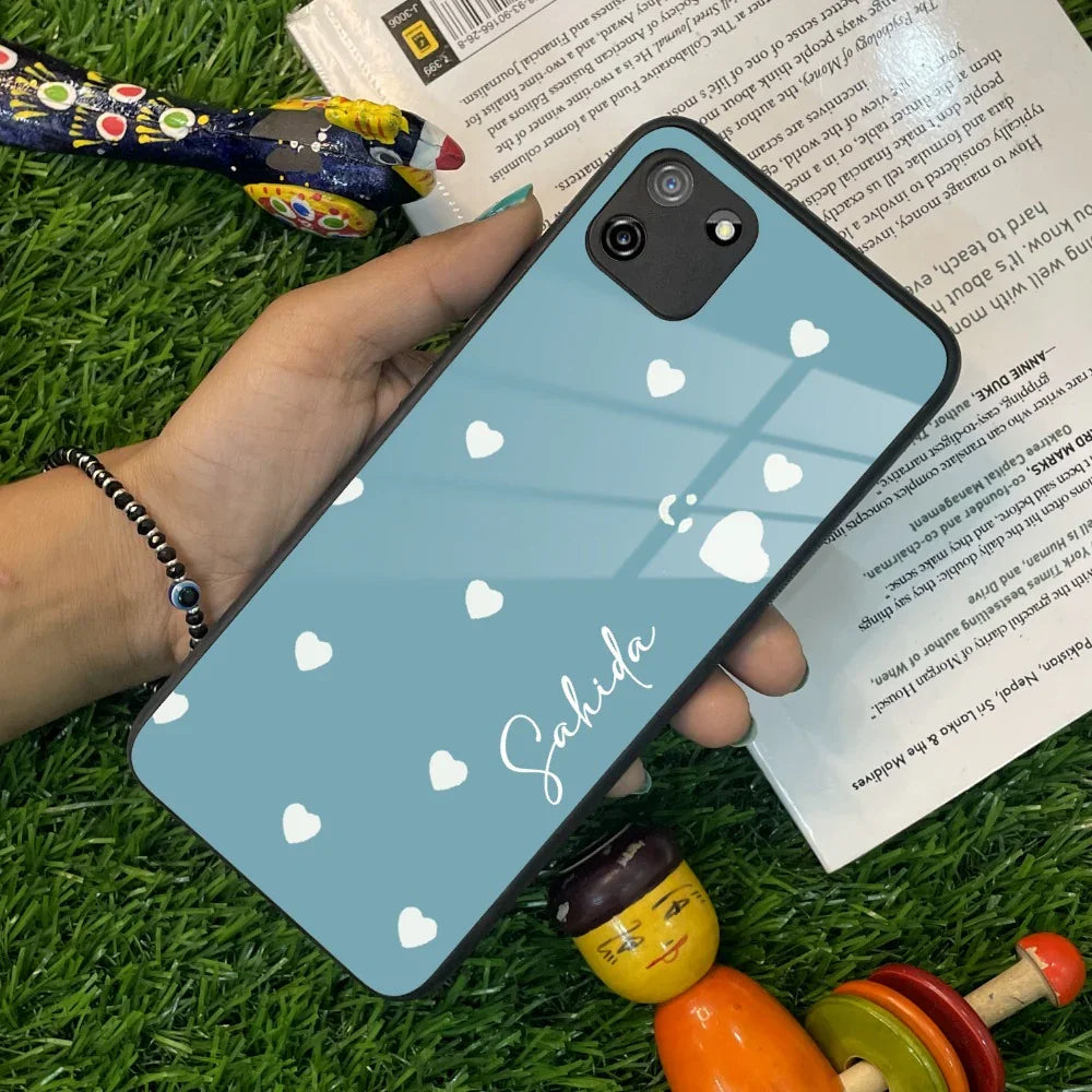 Be Loved Customized Glass Case Cover Sky Blue For Realme/Narzo - ShopOnCliQ