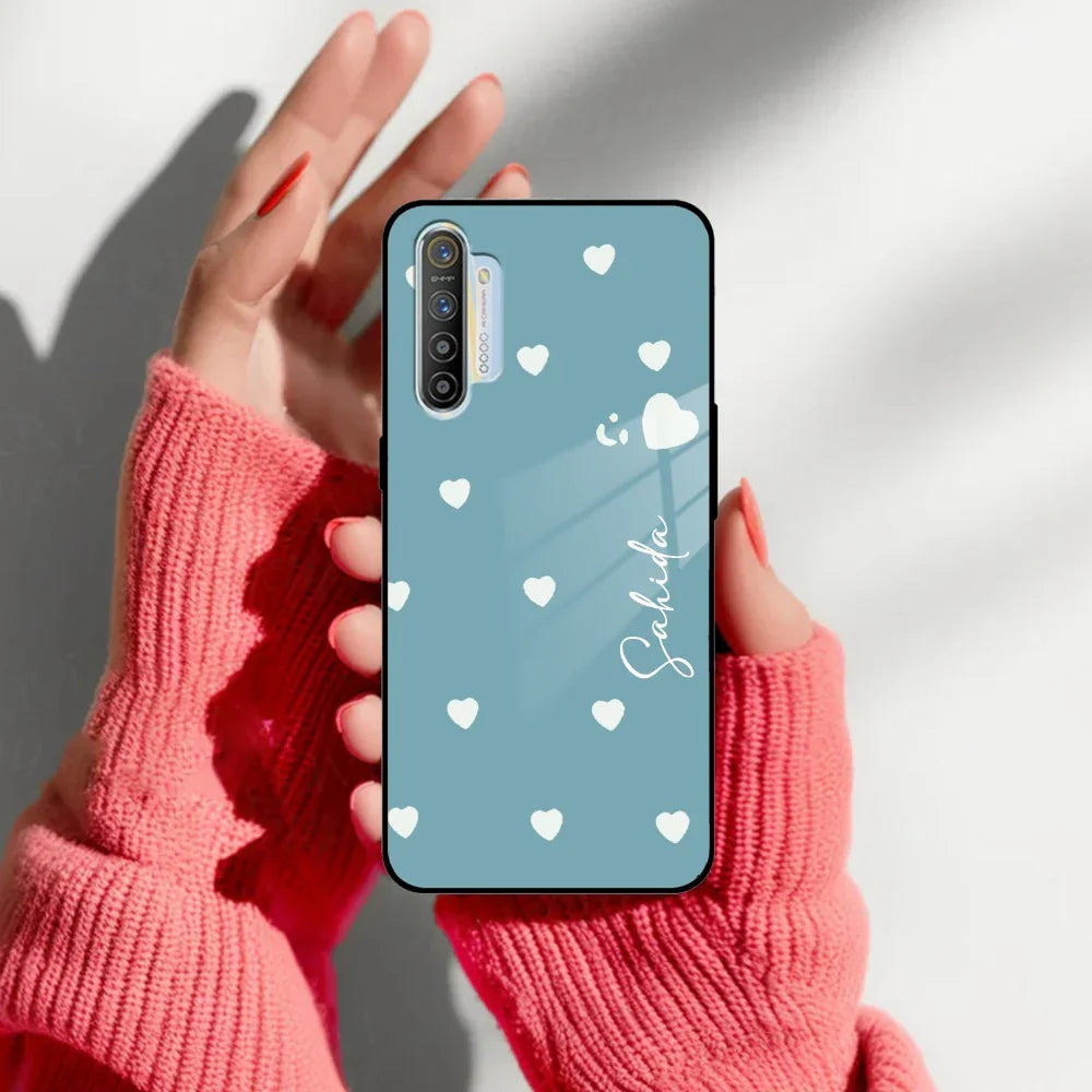 Be Loved Customized Glass Case Cover Sky Blue For Realme/Narzo - ShopOnCliQ