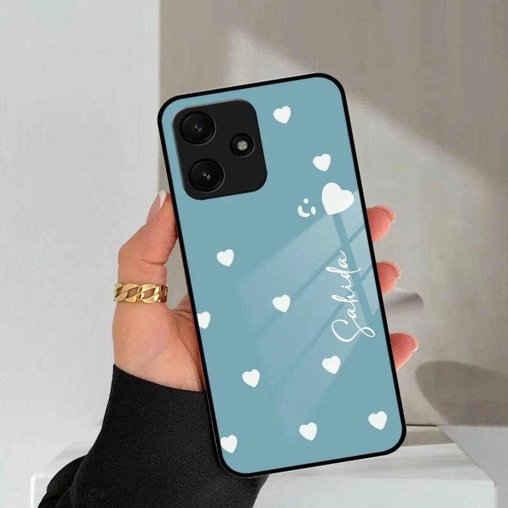 Be Loved Customized Glass Case Cover Sky Blue For Poco - ShopOnCliQ