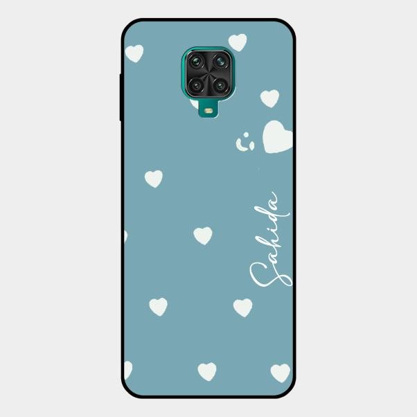 Be Loved Customized Glass Case Cover Sky Blue For Redmi Note 10 Lite