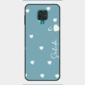 Be Loved Customized Glass Case Cover Sky Blue For Redmi Note 9 Pro