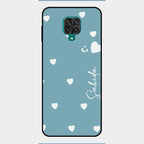 Be Loved Customized Glass Case Cover Sky Blue For Redmi Note 9 Pro