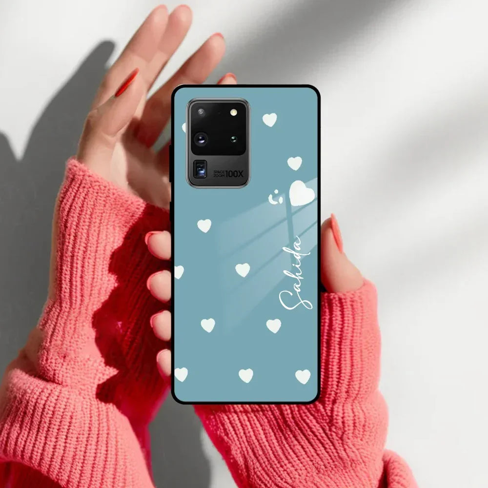 Be Loved Customized Glass Case Cover Sky Blue For Samsung - ShopOnCliQ