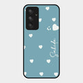 Be Loved Customized Glass Case Cover Sky Blue For Samsung Galaxy A54 5G