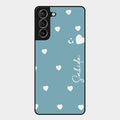 Be Loved Customized Glass Case Cover Sky Blue For Samsung Galaxy S21