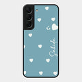 Be Loved Customized Glass Case Cover Sky Blue For Samsung Galaxy S22 5G