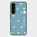 Be Loved Customized Glass Case Cover Sky Blue For Samsung Galaxy S23 5G